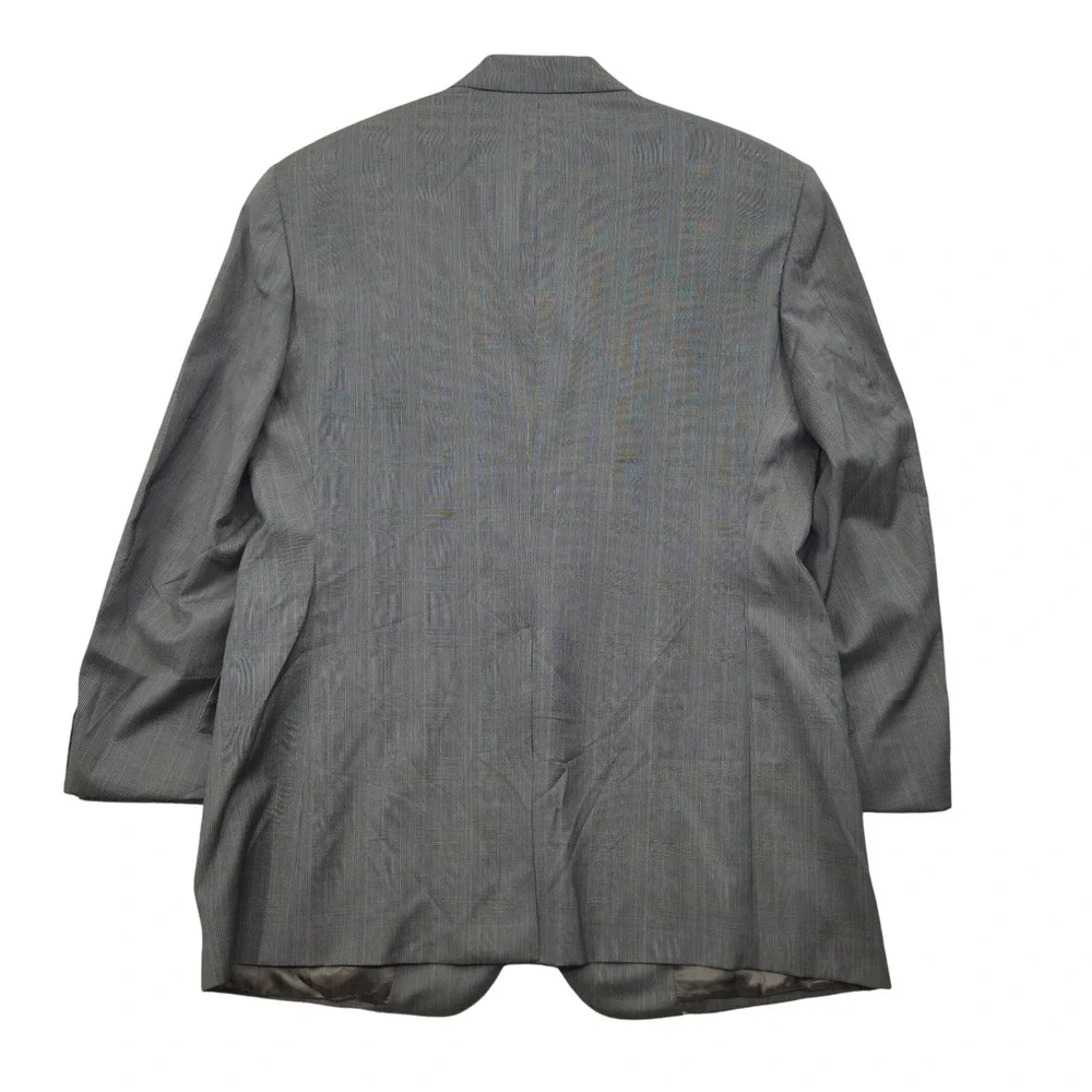 Brooks‎ Brothers Mens 43R Gray Glen Plaid Wool Suit Blazer Jacket USA UNION MADE